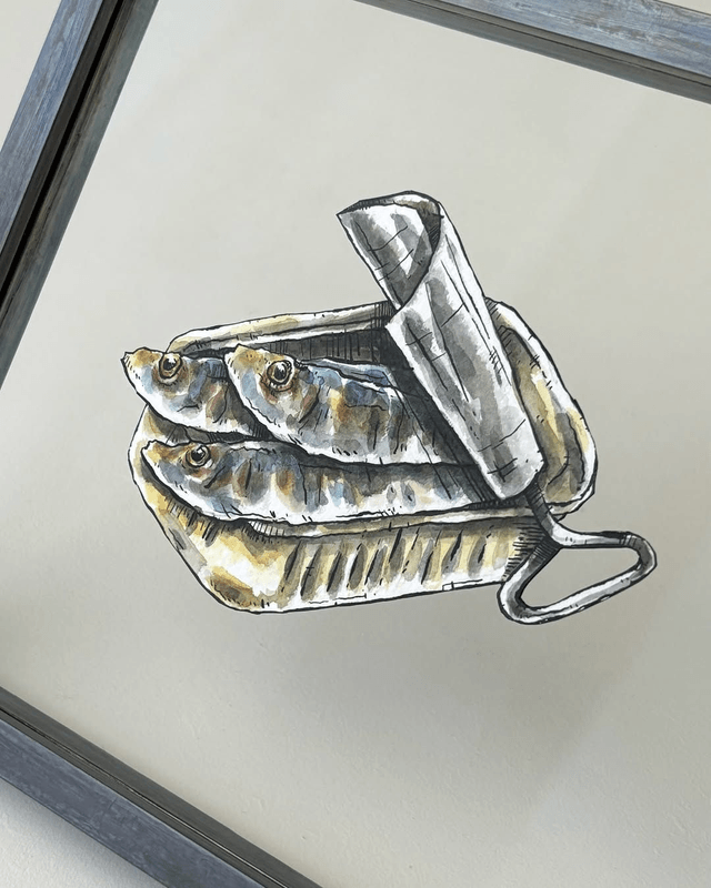 LA BOÎTE DE SARDINES ENTRE DEUX VERRES